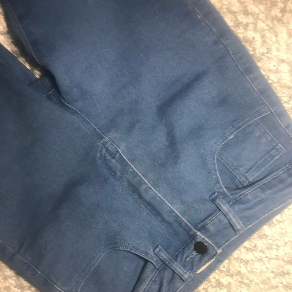 High-rise Skinny Blue Jeans